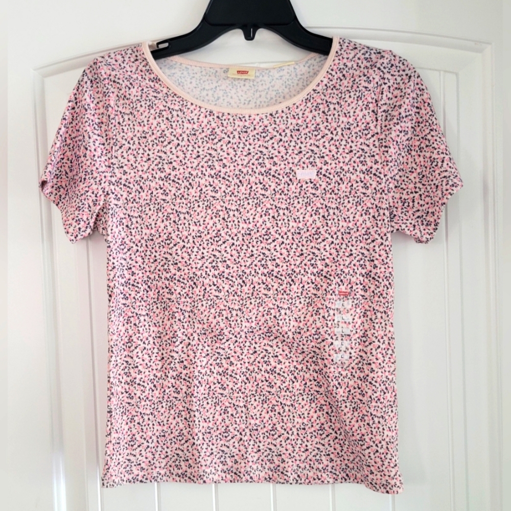 2 Girl's Pink Patterned Top
